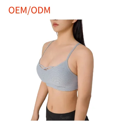 Top Fitness Gym Yoga Workout Sports Bra Top Yoga Sport Bralette Bra Without Wires Women Gym Sports Bra