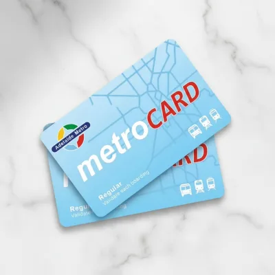 Certified Contactless Metro Card Custom Printed Public Transit Access Card With Map Design for City Transportation