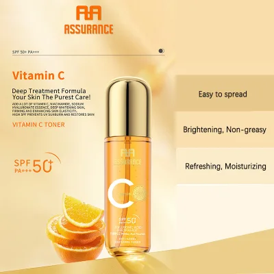 Private Label OEM Organic100g Bright Moisturizing Whitening Rejuvenating Facial Skin Care Vitamin C Face Toner