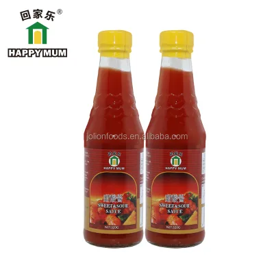 Happy Mum Jolion Food Factory Best Price Bulk Wholesale Chinese Delicious Red Paste Sweet and Sour Pork Sauce
