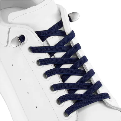 Elastic Shoe Laces Flat Metal Lock No Tie Shoelaces Suitable for All Shoes Unisex of Sneakers Shoelace Quick Lazy Laces 24 Color