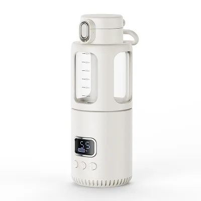 10000Mah Portable Water Warmer Rechargeable for Formula Milk Precise Temp Control 300ml Portable Instant Fast Heating for Travel