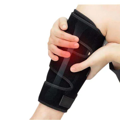 Adjustable Calf Support Sleeve Calf Compression Sleeve with Six Buckle Pressure Strips Winding Pressure protection Calf