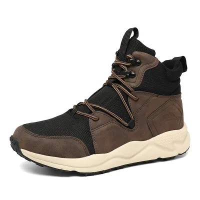 2026 New Men's Light Outdoor Hiking Boot Waterproof Breathable Mesh Upper Non slip Trekking Walking Footwear Large 46