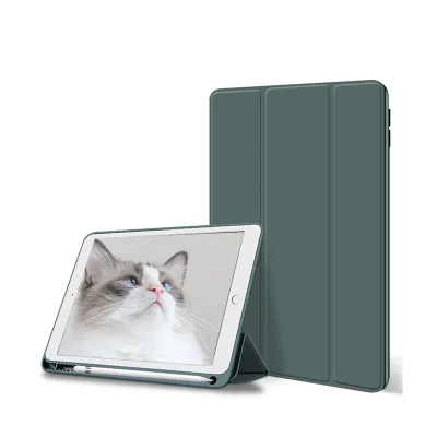 Bulk Smart Auto Wake Sleep Trifold PU Leather Magnetic Tablet Cover with Pencil Slot for Xiaomi Mi Pad 5 5pro 11inch 2021