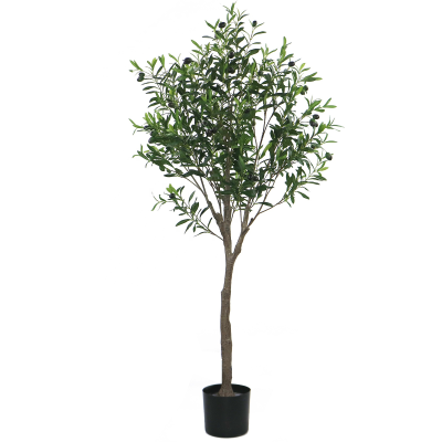 Outdoor Decor 150cm High UV Resistance Artificial Olive Tree Potted UV Olive Tree