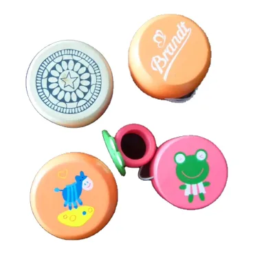 Factory Outlet Custom logo Cartoon Animal Children Wooden yoyo Kids Toy