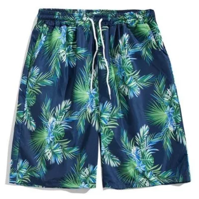 Men's Surfing Print Beach Shorts-04