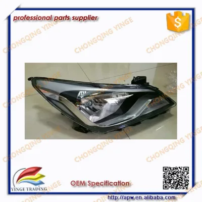Hot Sale Russia Type Standard Version/Version Head Light Lamp for Hyundai Solaris 2014,2015,2016 Head Light