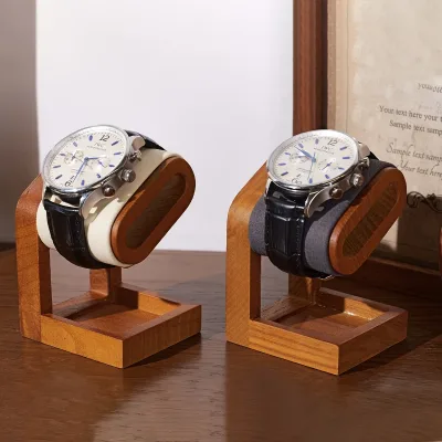 Solid Wood Watch Display Props for Desktop Counter Watch Display wooden watch display stand