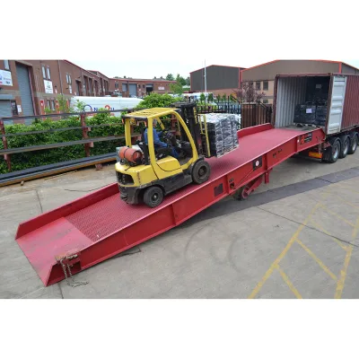Container Loading Equipment Ramps for Trailers Rampas Hidraulicas Para Autos Camion Trailer Movable Car Lifter Cargo Ramp