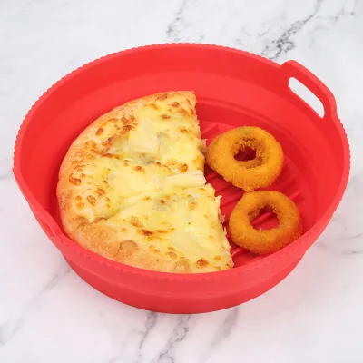 Air Fryer Silicone Liners Pot Air Fryer Silicone Basket Bowl Reusable Baking Tray Oven Accessories for 3 to 5 QT