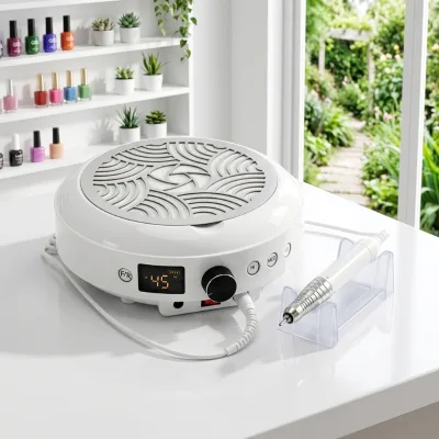 New-style Multi-functional Nail-art Cprdless Nail Drill Machine Set 4500rpm Turbo Fam High-power Dust Collector