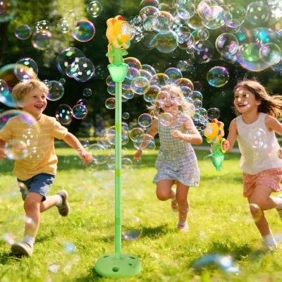 Kids RC Sunflower Bubble Tower Automatic Dancing Blower Machine Outdoor Garden Party Wedding Bubble Maker Stand