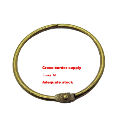 EWANG 3 Inch Bronze Book Binder Rings Loose Leaf Book Rings for Binding Notebook Paper