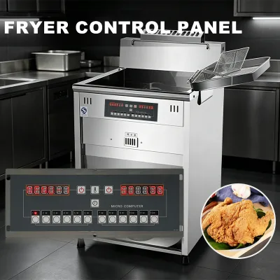 Customizable IP65 Digital Control Panel Fryer Thermostat MK1067 Temperature Controller for Kitchen Frying Equipment Spare Parts