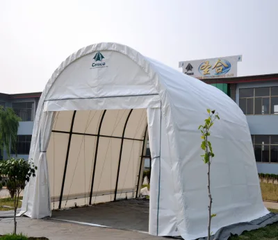 Outdoor Car Shelter , Round Style Car Garage Tent, Round Arch Halls