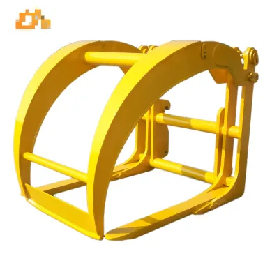 Log Grapple Clamp Attachment Gear for Bulldozer/Excavator Arm 6-11 Ton Excavators Wood Grapple Bucket Construction Machinery