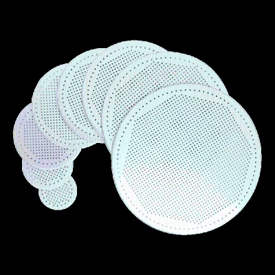 Hot Selling 3.6inch-13.3inch Round Punched Pizza Tray Anodized Aluminum Small Rimless Pizza Pan for Pizzeria