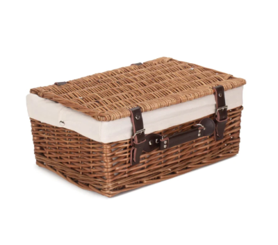 Yulinjiafu Wholesale Hot Sale in Uk Empty Christmas With Lining Wicker Hamper Basket