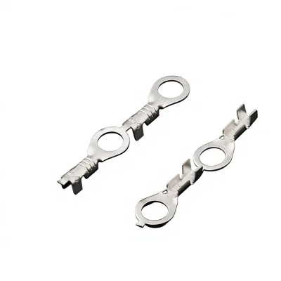 5.2mm Round Terminal Strip DJ4311-5.2A Tin Plated Brass Ring Connector for Wire Harness OEM Supply