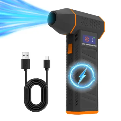 8000mAh High Efficiency Brushless Turbo Jet Fan Air Compressor LED Display Electric Power Source for Workshop/Commercial Use