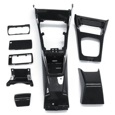 Dry Carbon Fiber CSL Style Center Karbonius Console for BMW G87 M2 G80 M3 G82 M4 Interior Trim with Steel Mold Production