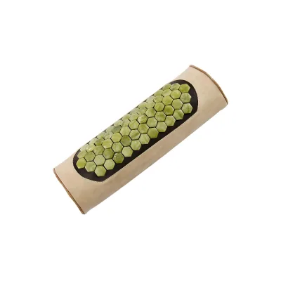 Korean Hot Stone Pillows Kneading Massage Mat Body Massager Heat Pad