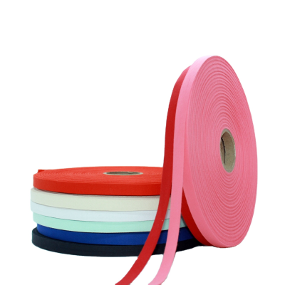 Custom logo Natural Cotton Ribbon Printed Herringbone Twill Custom Ribbon Accessories Webbing Strap Ribbon Roll
