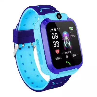 Q12 Kids Smart Watch with IP67 Waterproof SOS One-Click Help GPS Tracking for Kids Perfect Gift with Camera Function Promotion