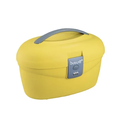 Cheap Customized 14 Inch PP Double Layer Cosmetic case Fashion Jewelry Box for Women Lightweight Makeup Bag