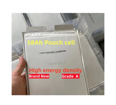 Grade a Brand New 3.7V 55.6ah 58Ah 60ah Nmc Pouch Cell Rechargeable Battery for Forklift Tricycle Two Wheeler Motor Leaf EV Car
