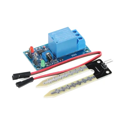 DC 5V 12V Soil Moisture Sensor Relay Control Module Automatic Watering of the Humidity Starting Switch DC 5V 12V Soil Moisture