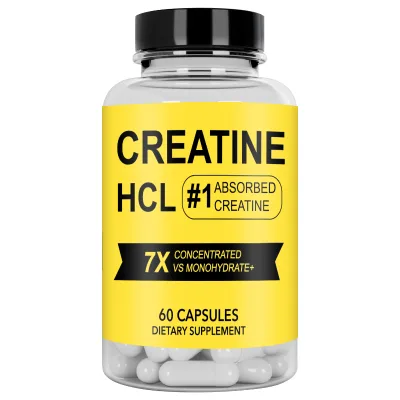 OEM Factory Supply Creatine Capsules HCI Capsules Hydrochloride Sports Nutrition Supplement 60 Capsules Herbal Supplement