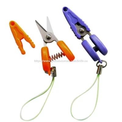 Stainless steel mini travel scissors , nail cutter with safety cap