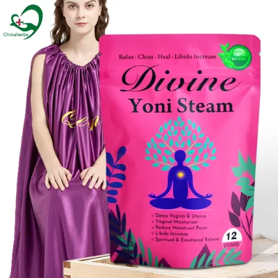 100% Herbal GMP Private Label Yoni Steam Herbs Tea Feminine Vaginal Steamer Detox Bath Vagina v Steam Spa Soaks