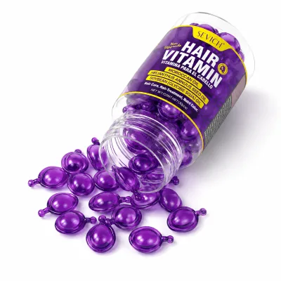SEVICH Hair Vitamin Capsules 30pcs Multi Color Plant Extract Repair Frizz Control Shine Salon Care