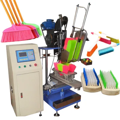 SHARE Automation Circular Wire Brush Making & Sanding Machine with Stepper Drive Motor 200 Holes/Min Capacity 220V
