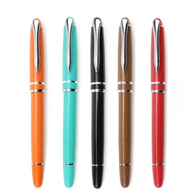 Innovative High Quality Customized Gel Metal Character Pen with Smoothly Writing