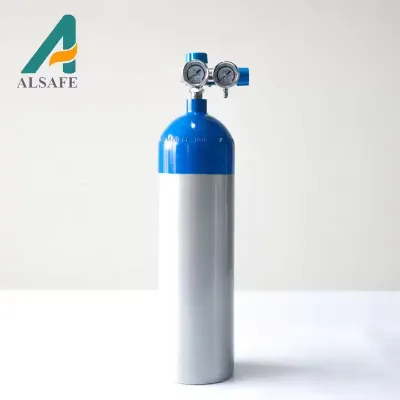 Industrial Gas Cylinder 50L Oxygen Nitrogen Argon Helium Gas Cylinder Large Size Gas Cylinder Tank 200Bar