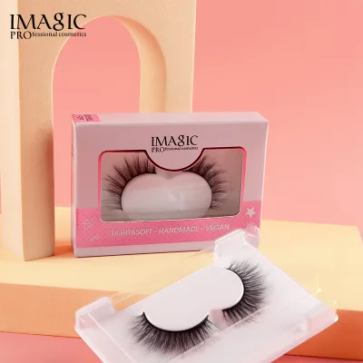 IMAGIC Natural 3D DIY Mink Lashes Set Thick Extension Faux Mink Eyelash Makeup Handmade False Eyelashes