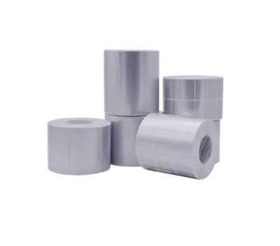 Gloden Sliver PET PP PVC Adhesive Label Sticker