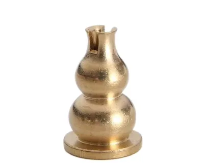 Luxury Golden Bottle Gourd Incense Stick Holder Brass Oud Burner for Middle Eastern Home Fragrance Decoration Bulk Supply