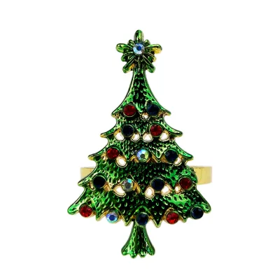 New Christmas Tree Napkin Ring Napkin Holder