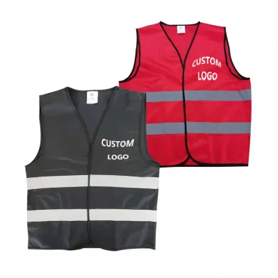 Outdoor Fitting Kids Safety Vest Safety Construction Vest for Running Cycling