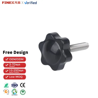 M4 M5 M6 M8 M10 Star Shape Thread Clamping Handle Bolt Stainless Steel Hand Knob Metric ISO Class 10