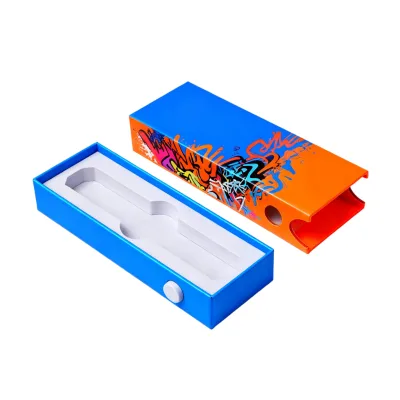 Custom UV Printing Child-resistant Cart Box 0.5ml 1ml Disposable Cartridge Device Packaging