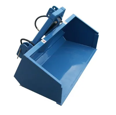 5FT Heavy Duty Rear Hydraulic Loader Bucket Euro Quicke Quick Attach for Farm Tractor, Agricultural Tractor Attachment