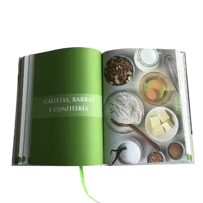 Custom Print Bulk Hardback Hardcover Perfect Bound Menu Cookbook Recipe Book Printing