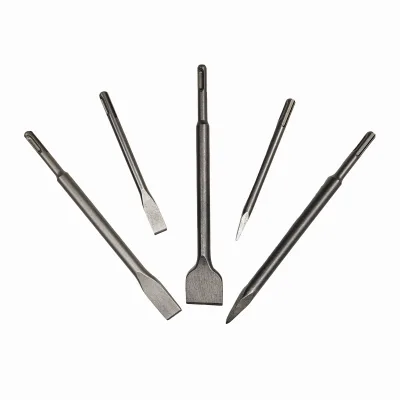 High Quality 5pcs 40Cr Hammer Drill Chisel Impact Scaling Bit for Tile Masonry Concrete & Brick-for Impact Chisels & Punches